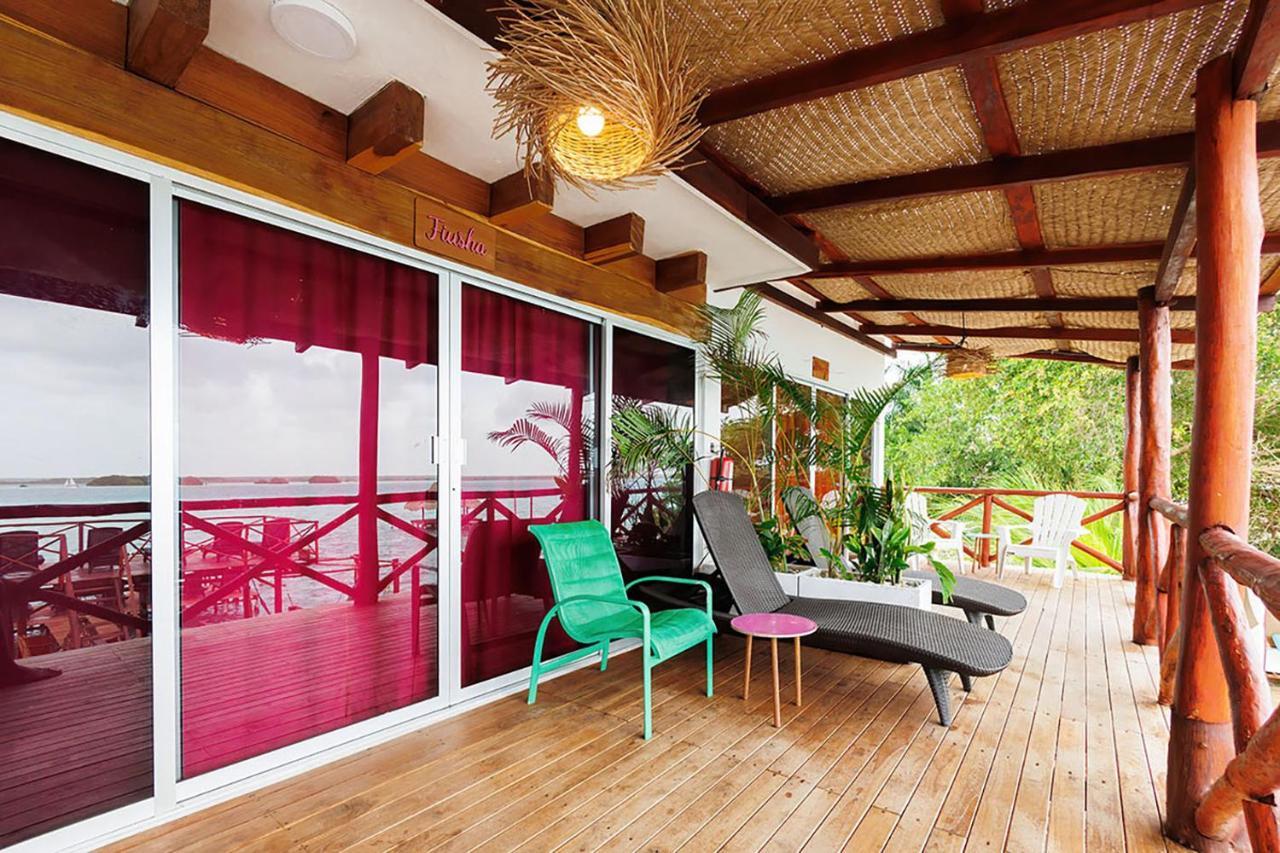 El Buho Lagoon Bacalar Exterior foto
